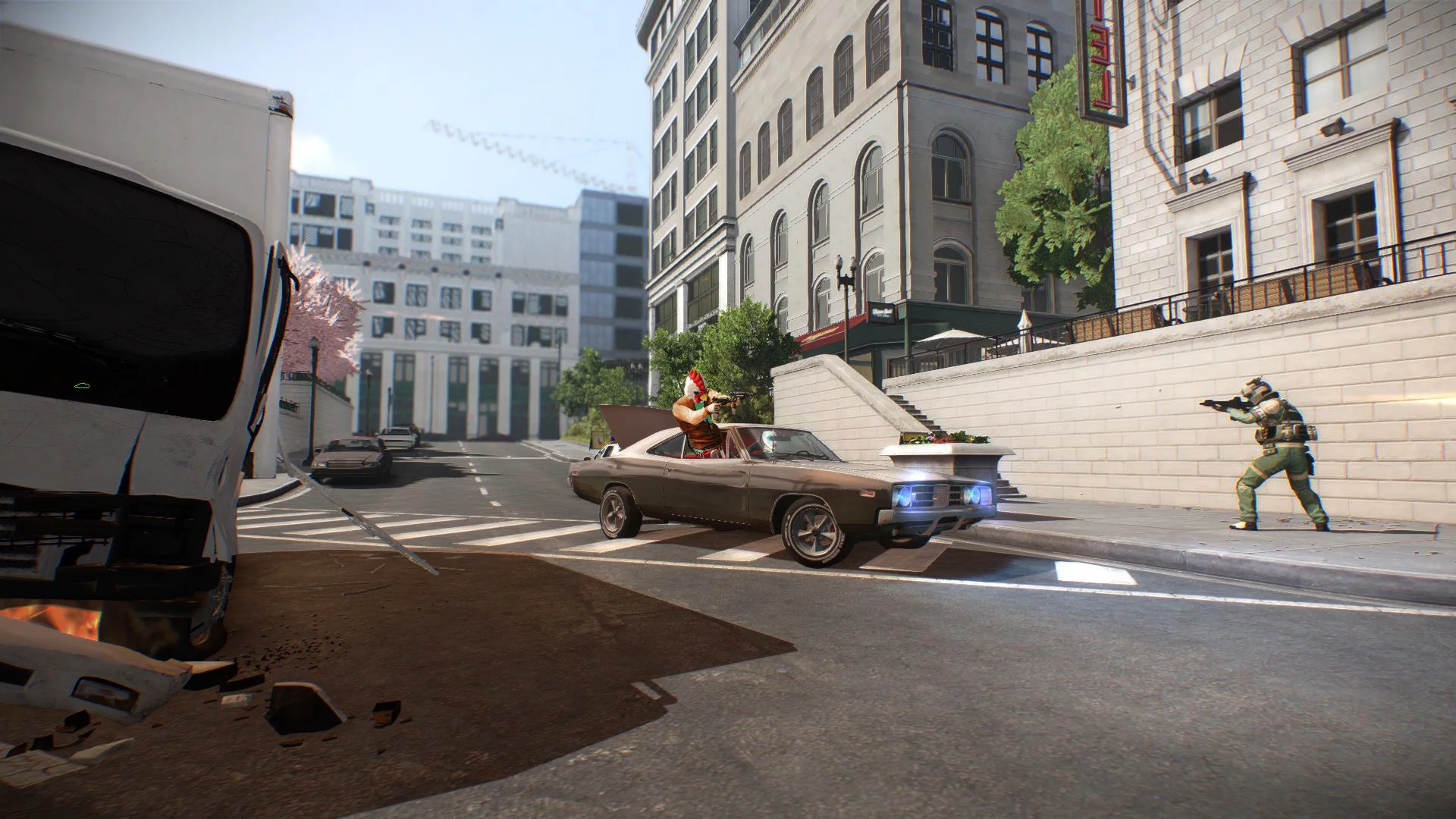 Изображение игры: PayDay 2: The Goat Simulator Heist