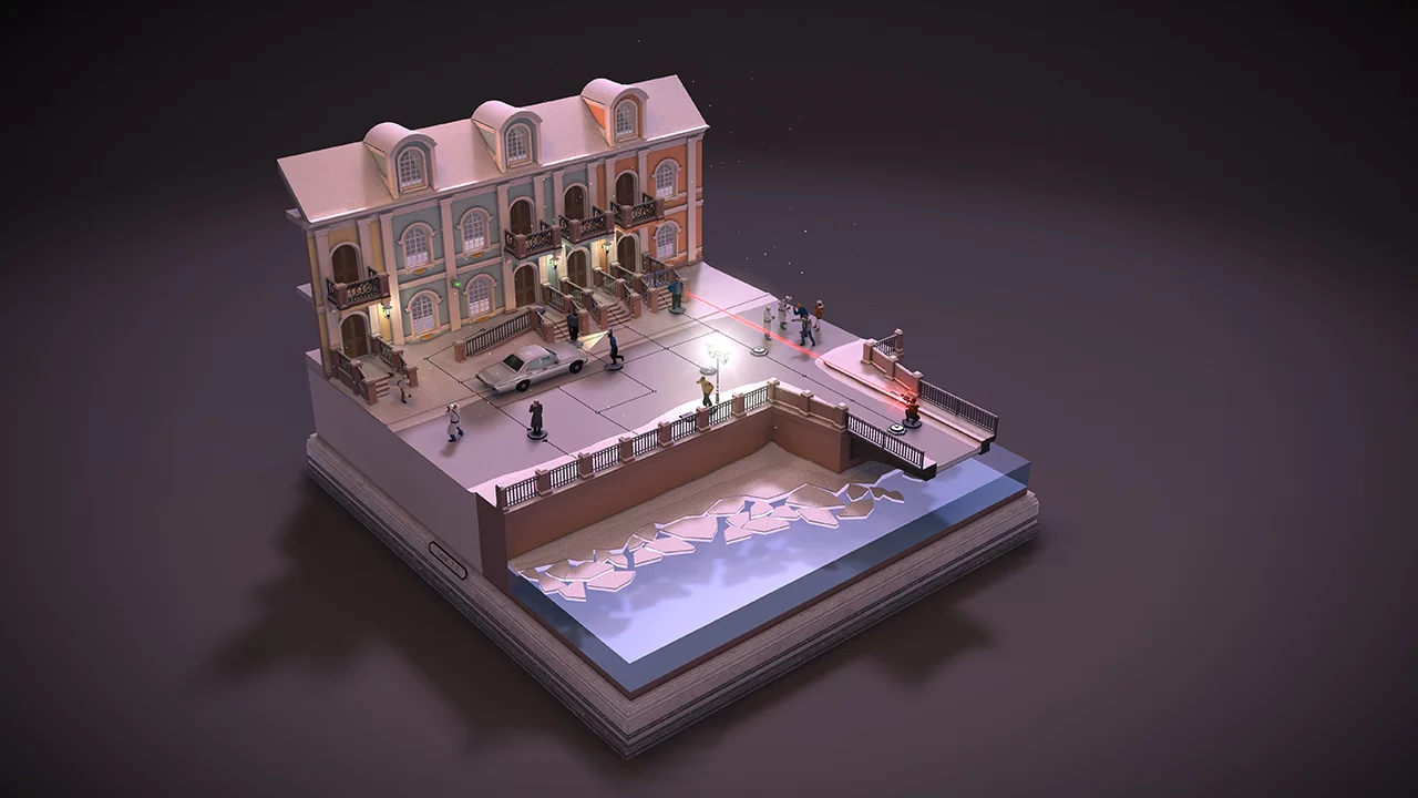 Изображение игры: Hitman GO: Definitive Edition