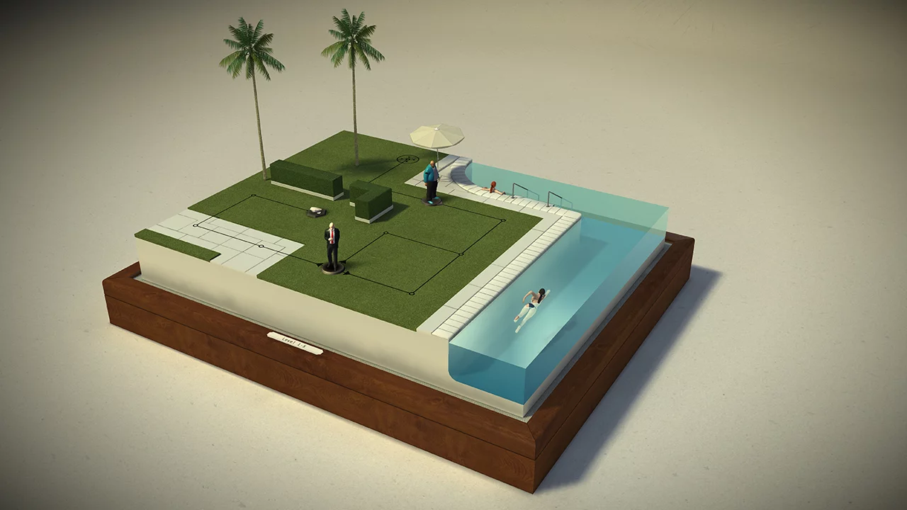 Изображение игры: Hitman GO: Definitive Edition