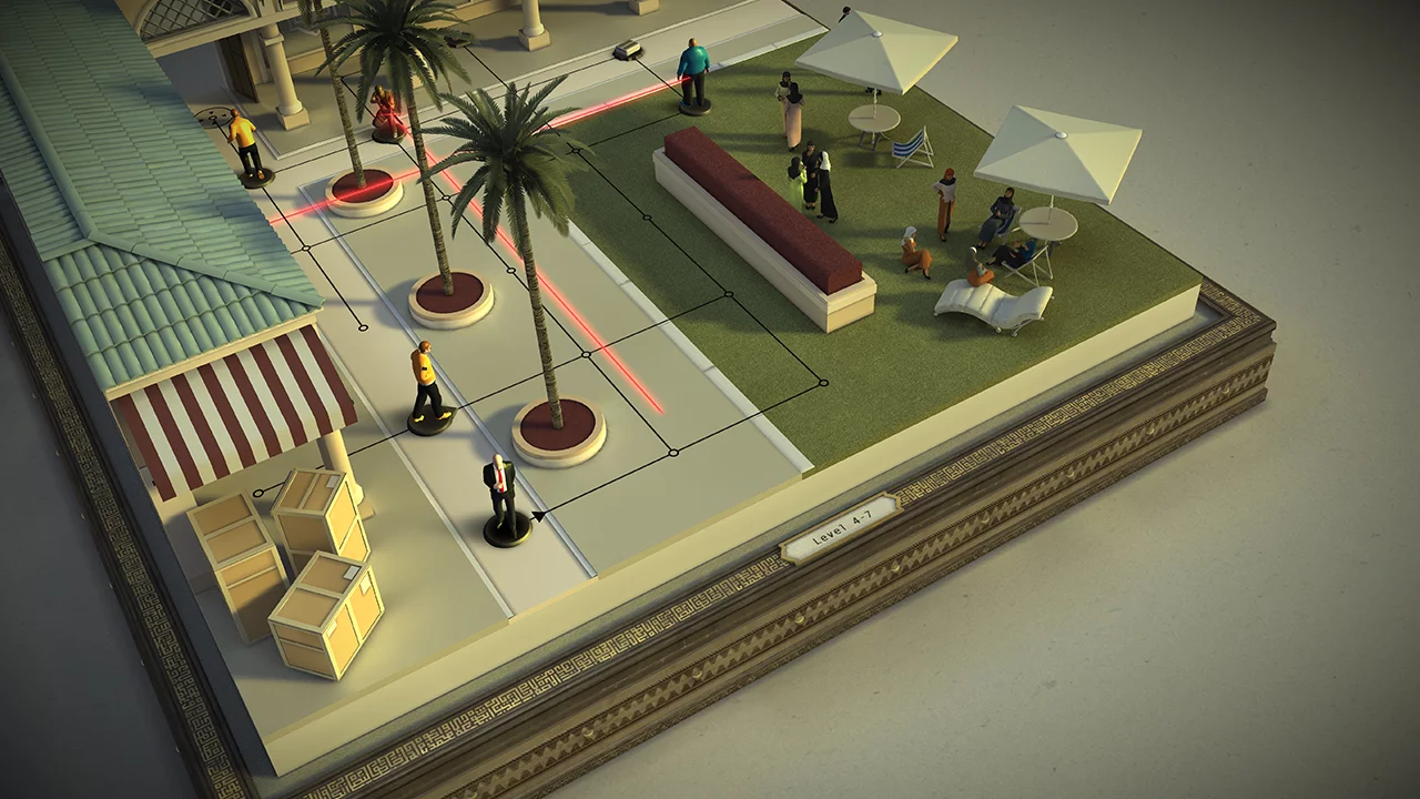 Изображение игры: Hitman GO: Definitive Edition