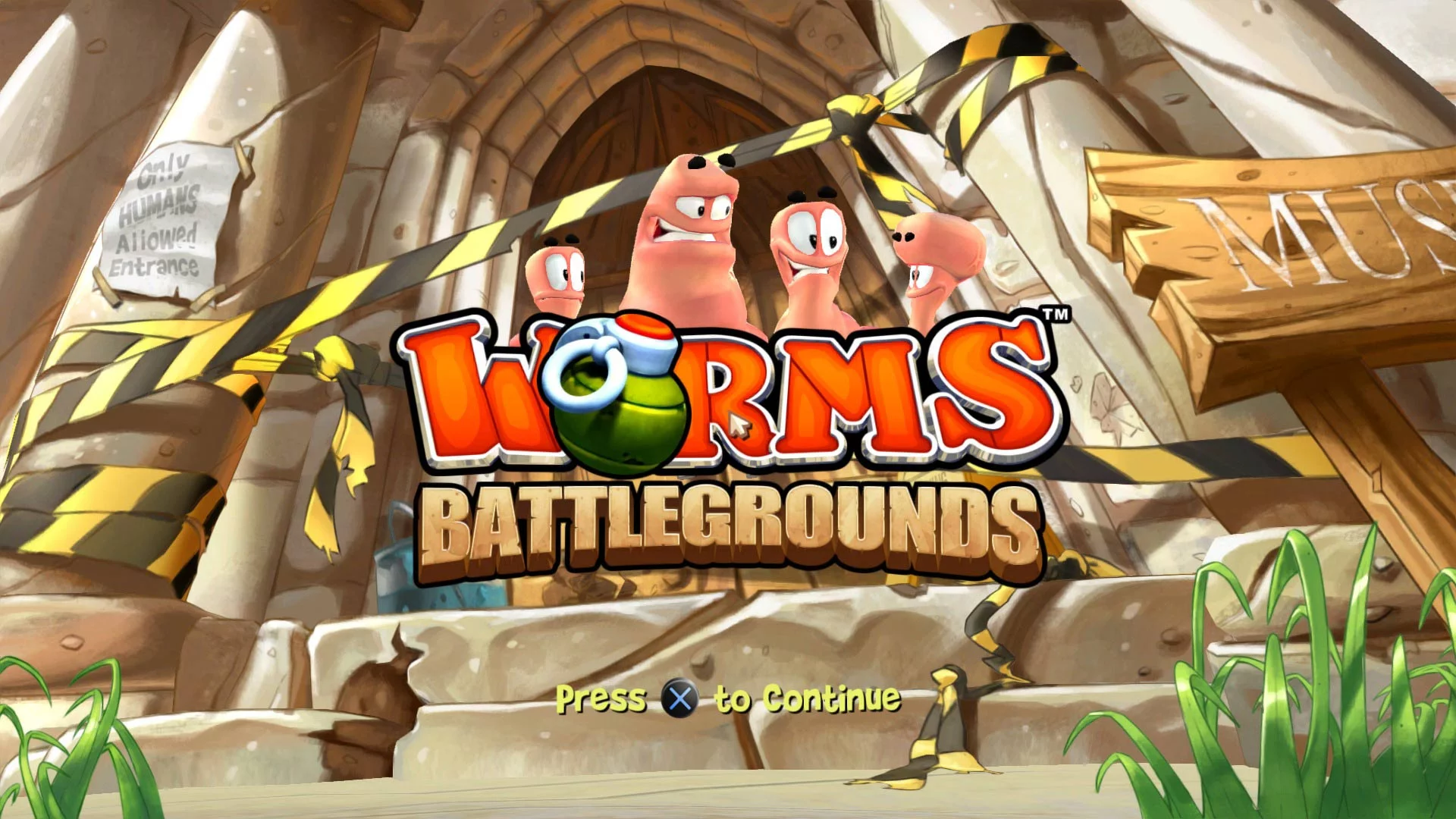 Изображение игры: Worms Battlegrounds