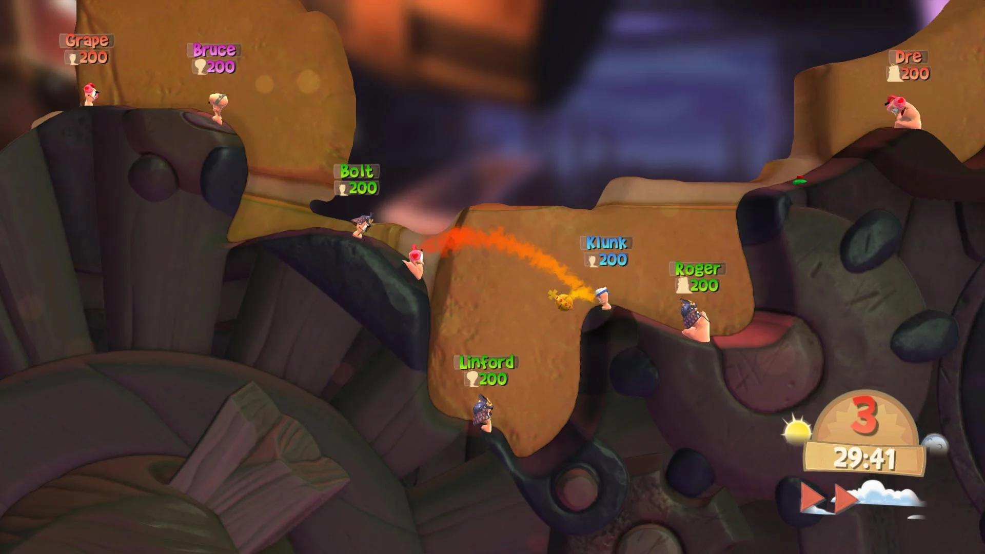 Изображение игры: Worms Battlegrounds