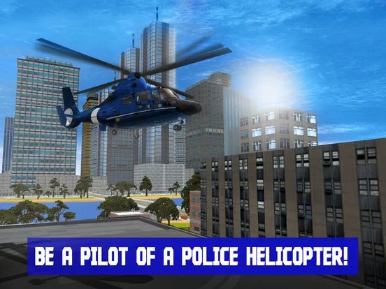 Изображение игры: City Police Helicopter Flight Simulator