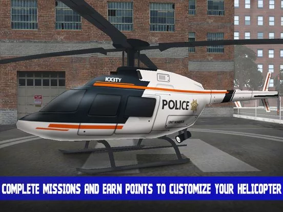 Изображение игры: City Police Helicopter Flight Simulator