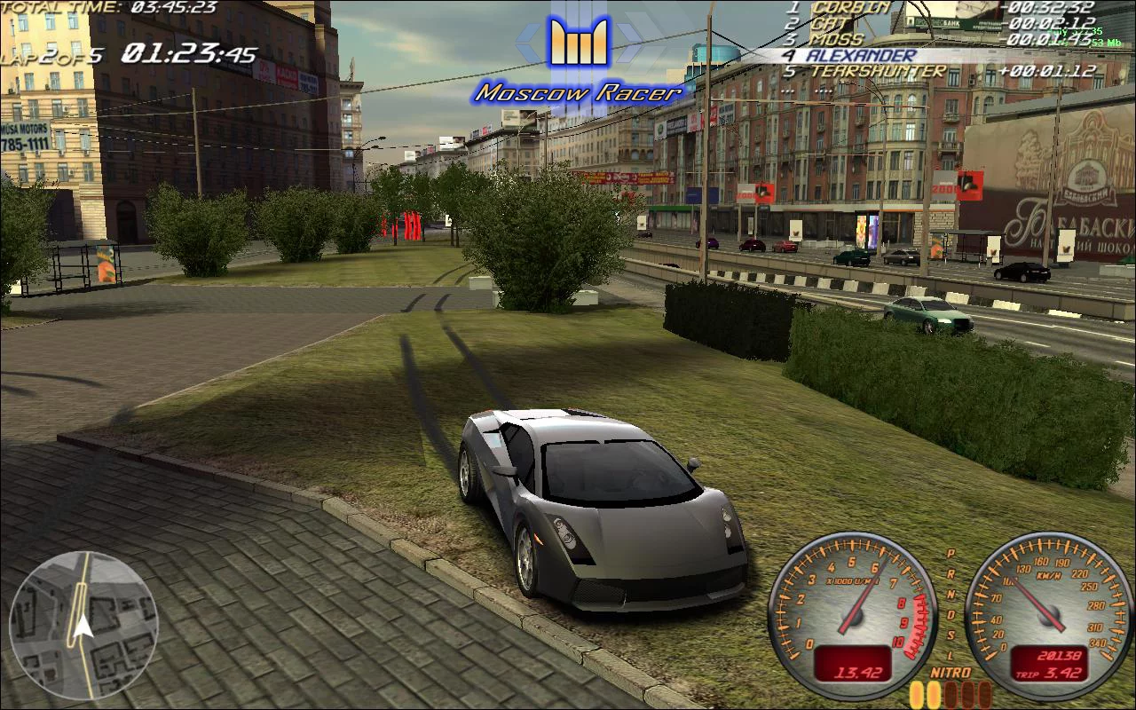 Изображение игры: Moscow Racer