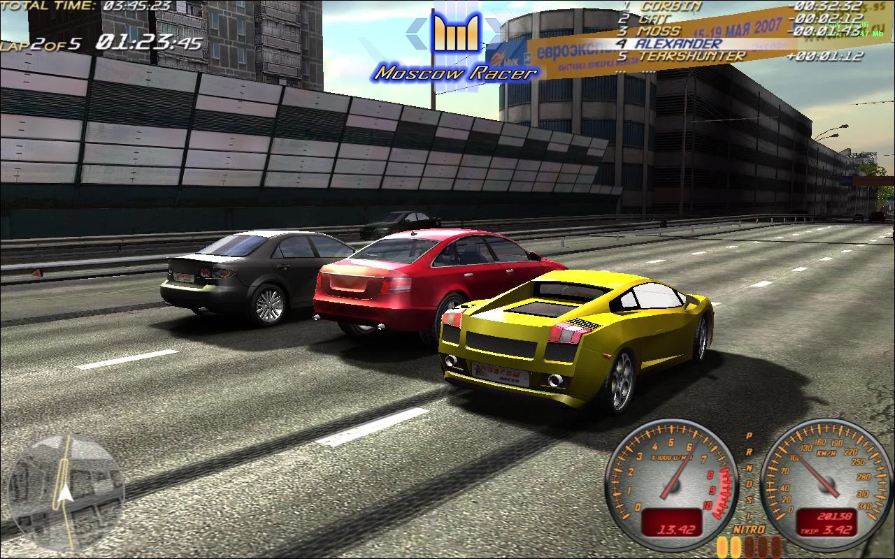 Изображение игры: Moscow Racer