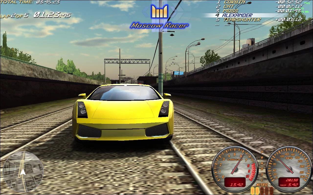 Изображение игры: Moscow Racer