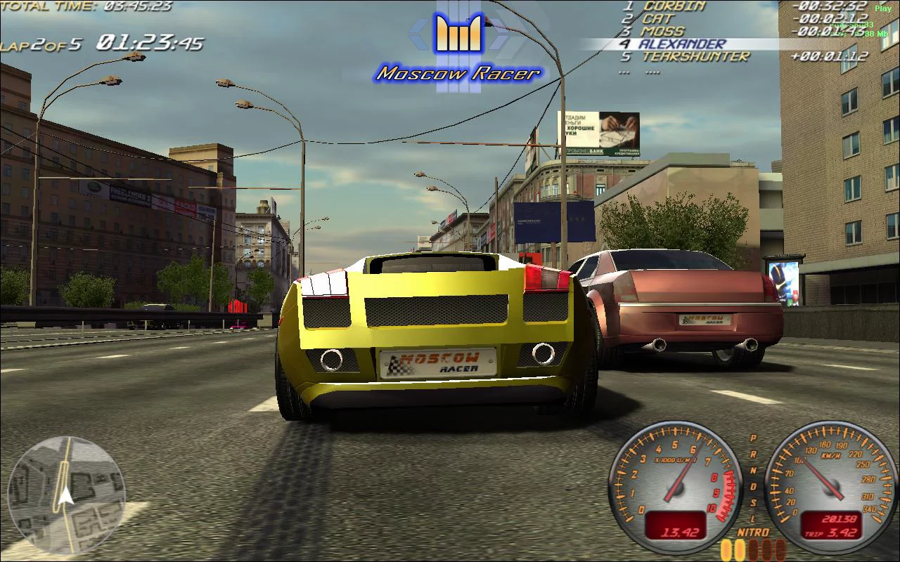 Изображение игры: Moscow Racer