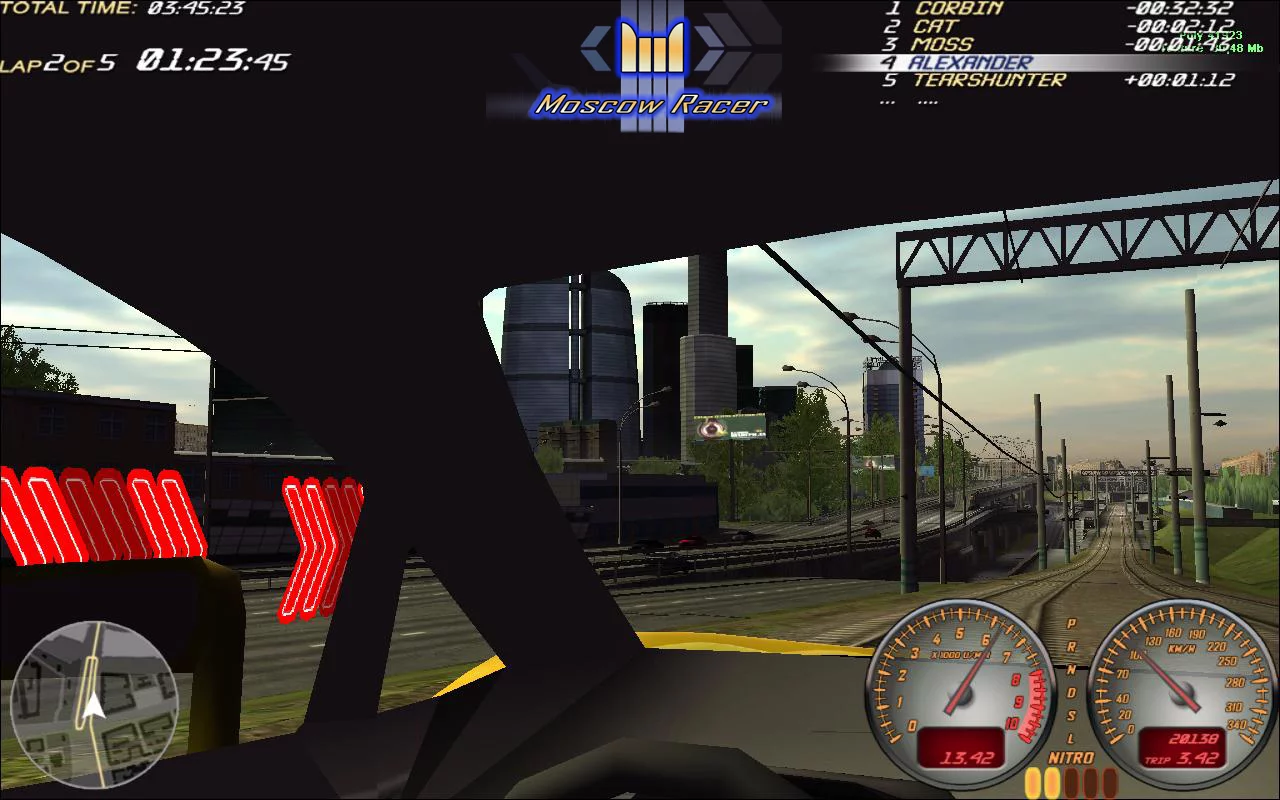 Изображение игры: Moscow Racer