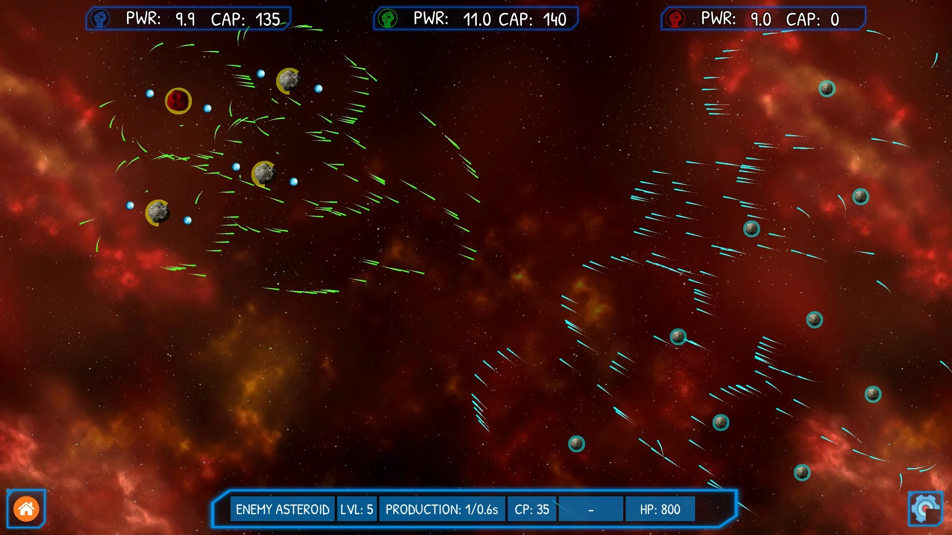 Изображение игры: Asteroid Wars