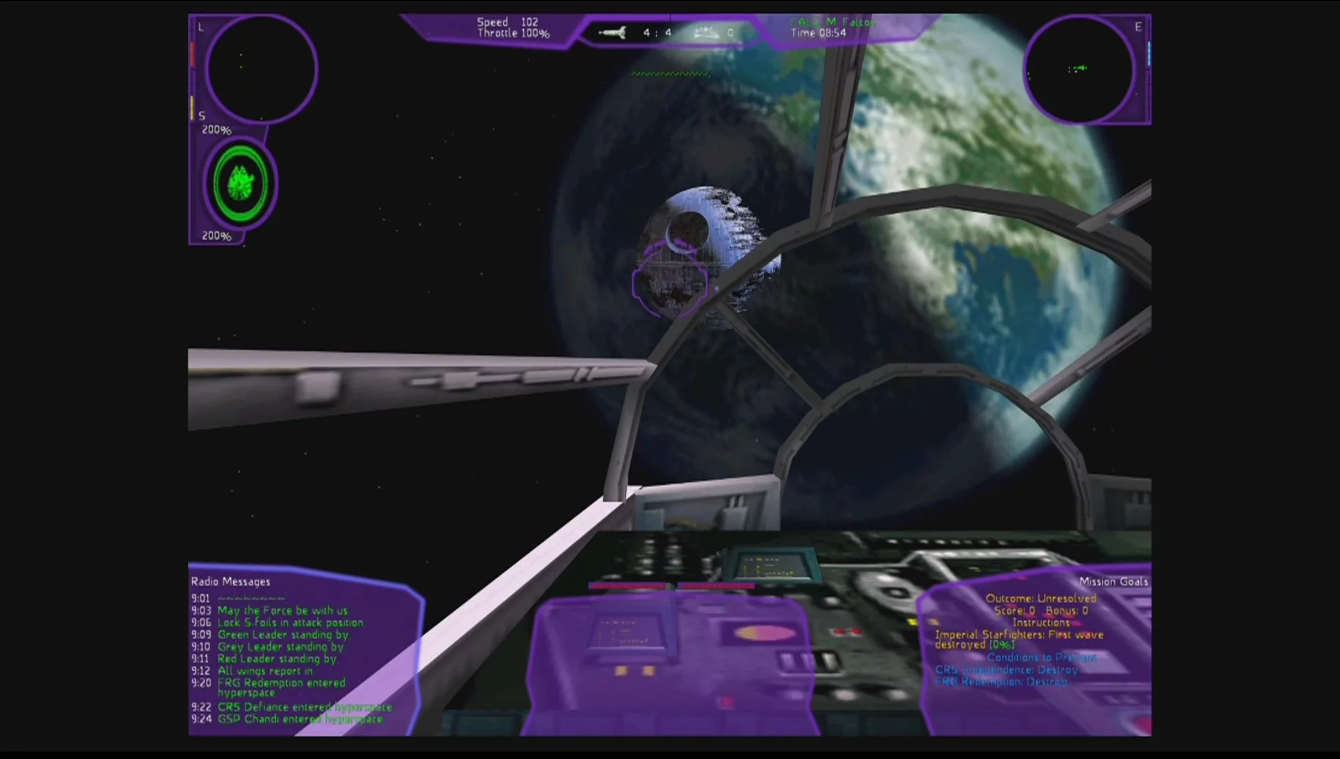 Изображение игры: STAR WARS - X-Wing Alliance