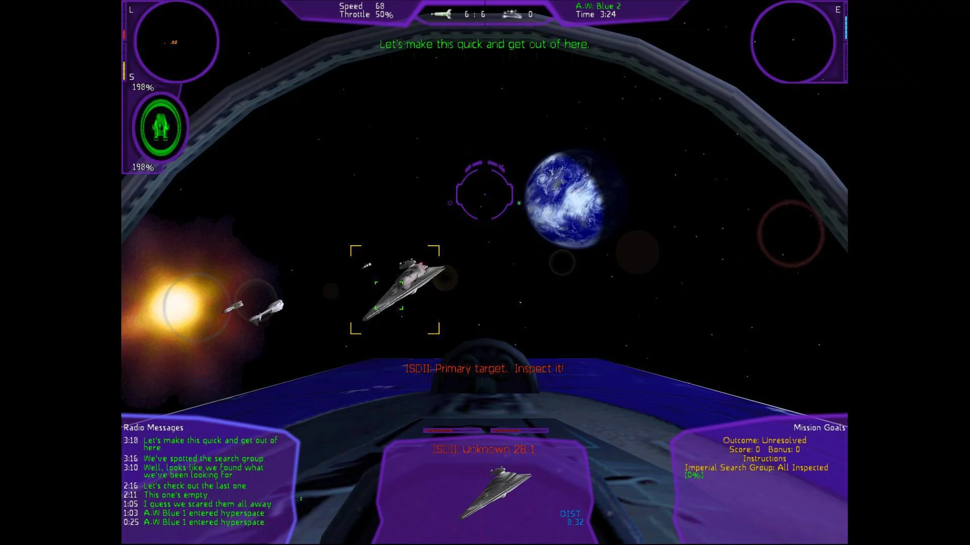 Изображение игры: STAR WARS - X-Wing Alliance