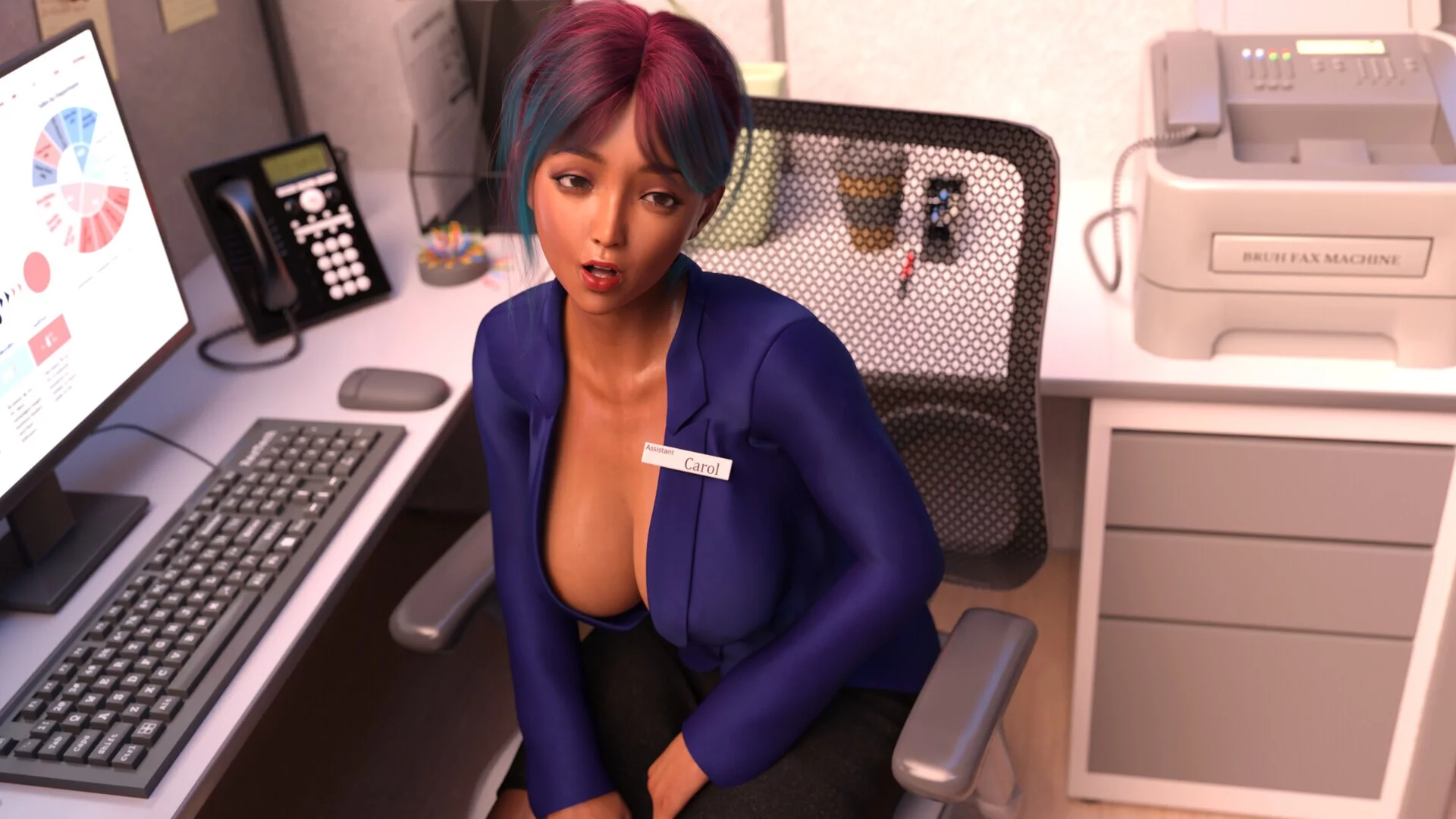 Изображение игры: Office Is My Harem🔞