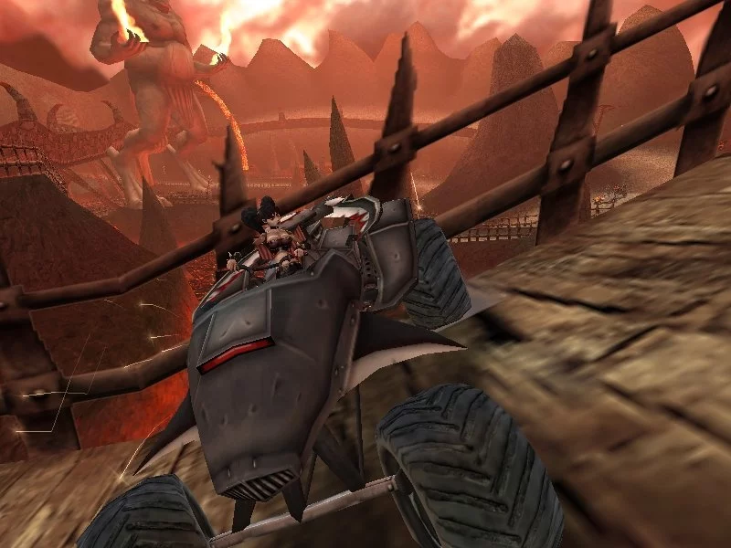 Изображение игры: Earache Extreme Metal Racing