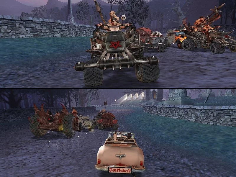 Изображение игры: Earache Extreme Metal Racing
