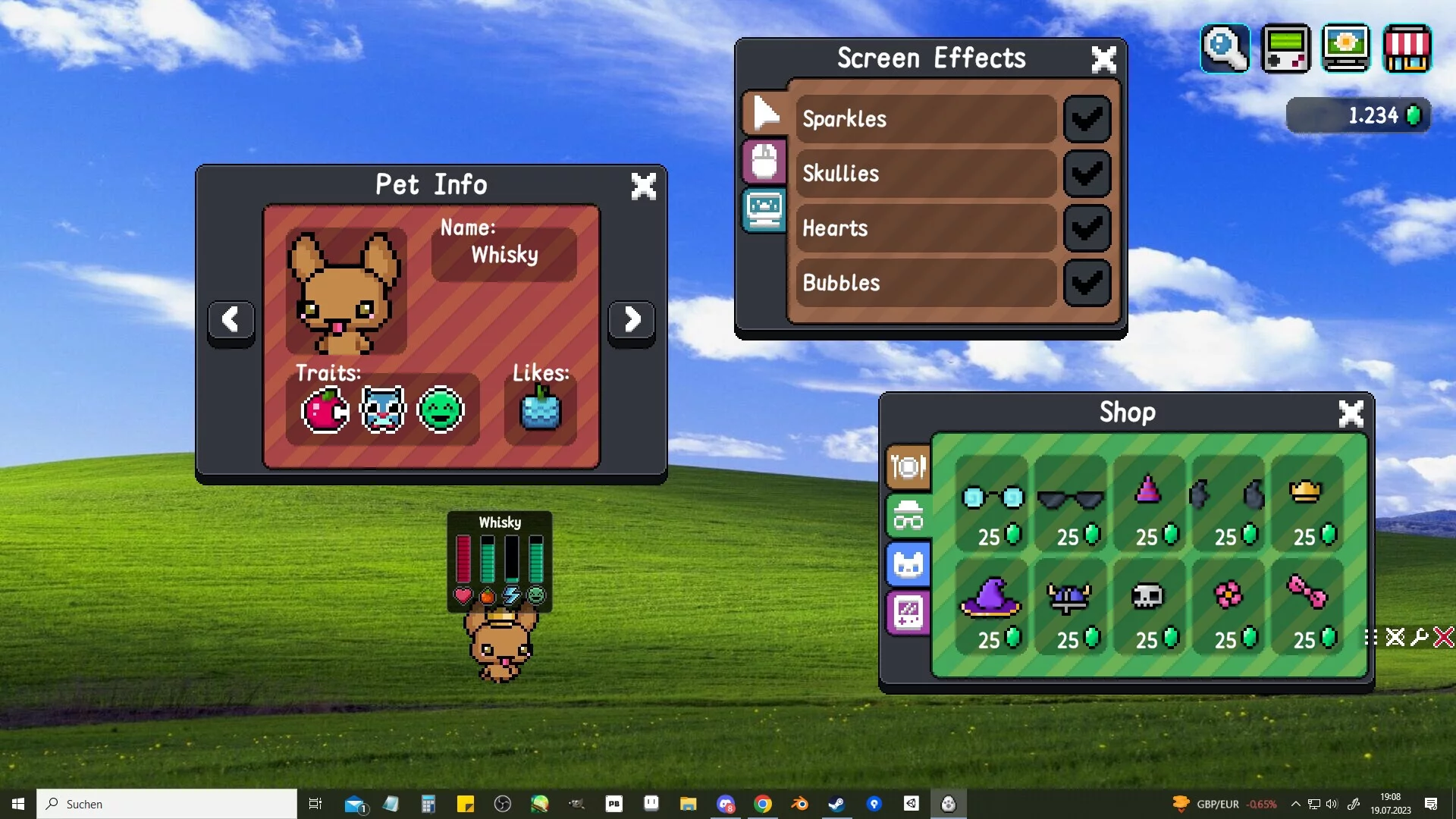 Изображение игры: Desktop Pet