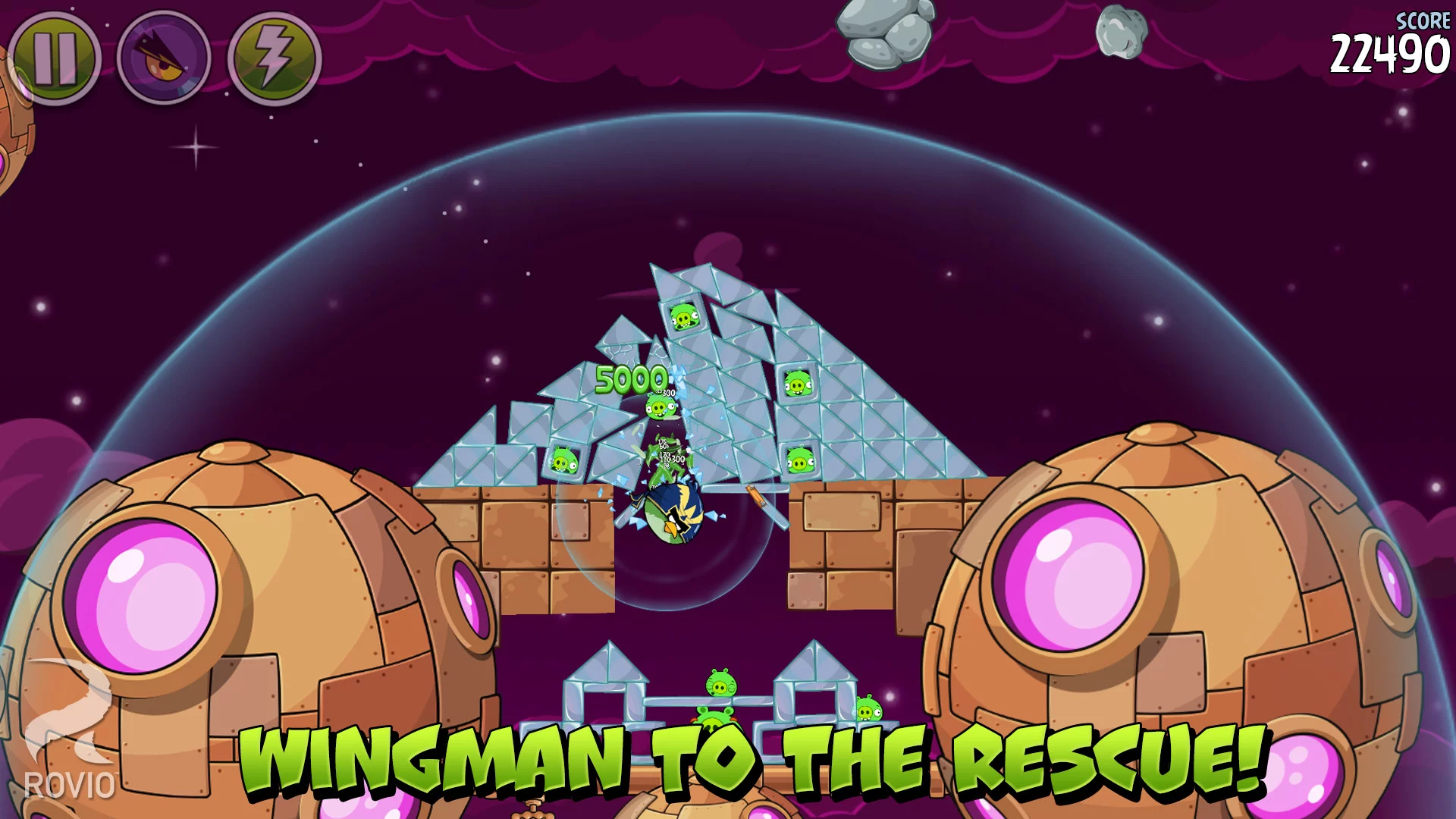 Изображение игры: Angry Birds Space