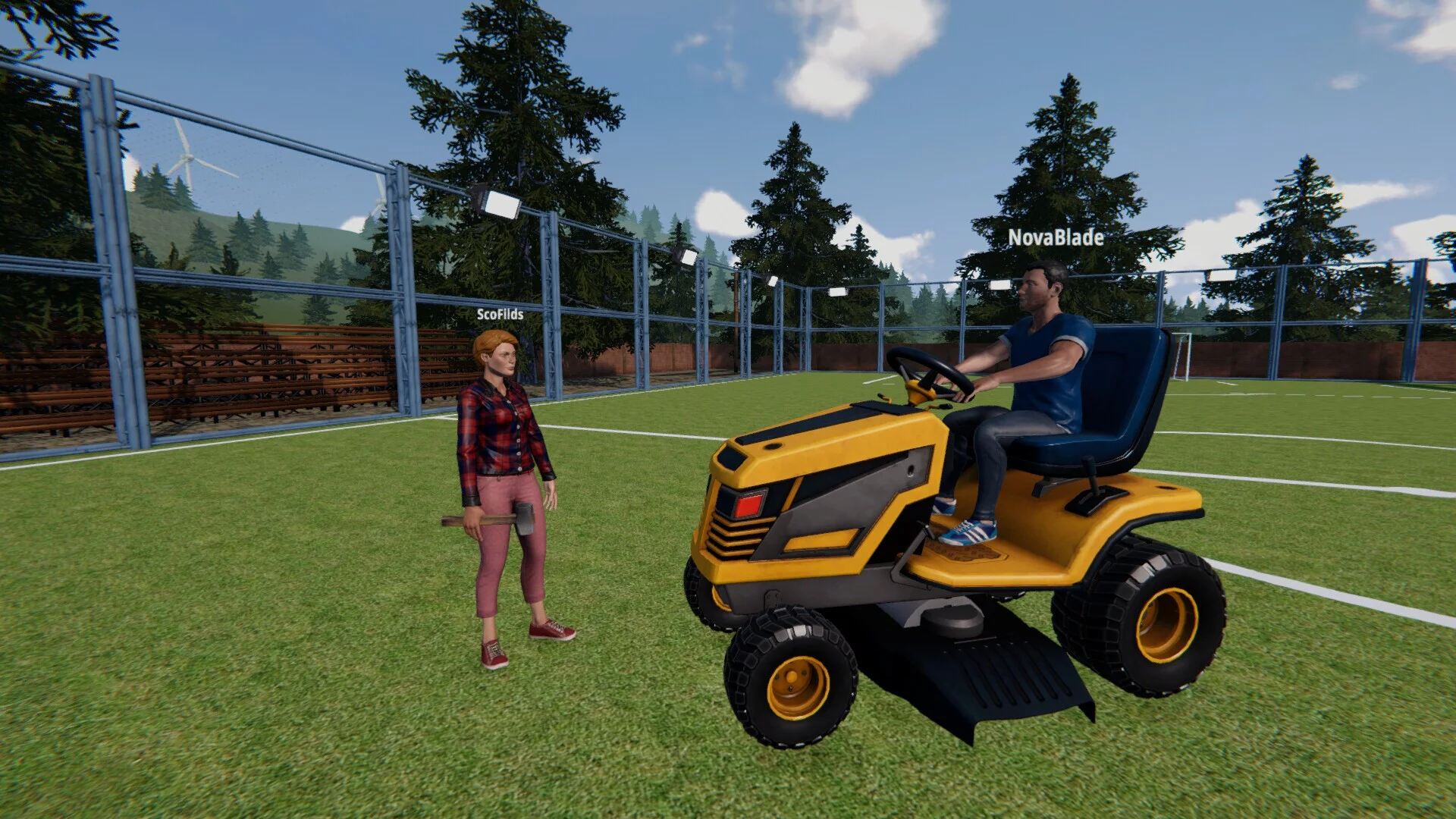 Изображение игры: Football Pitch Simulator