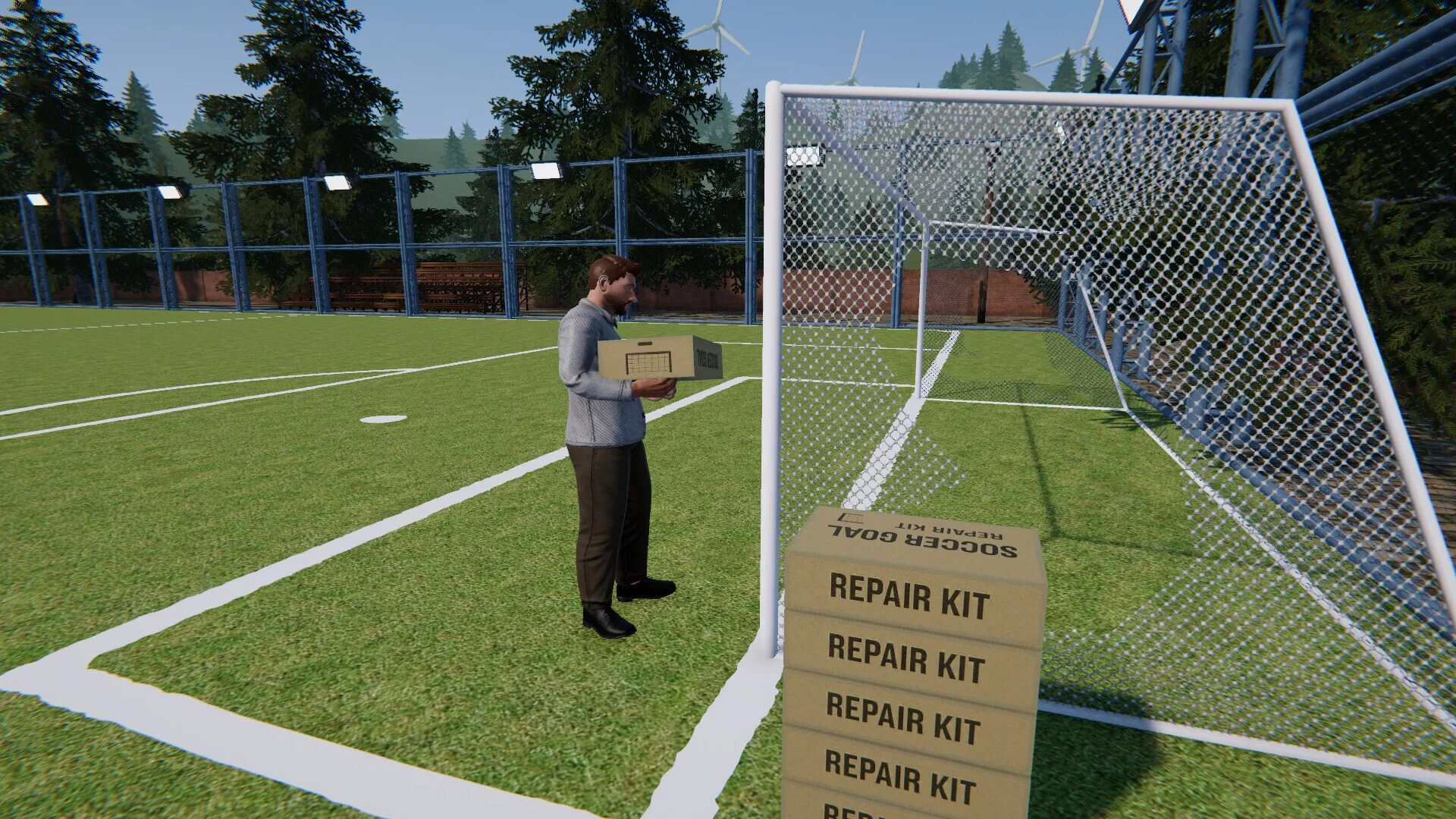 Изображение игры: Football Pitch Simulator