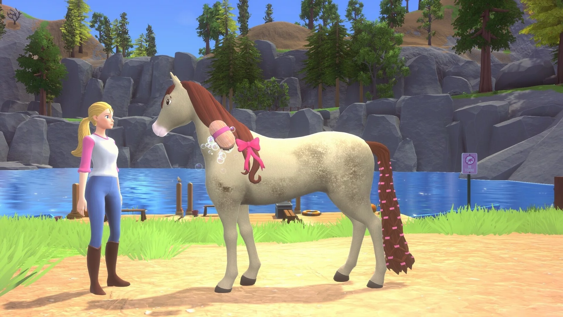 Изображение игры: Barbie Horse Trails