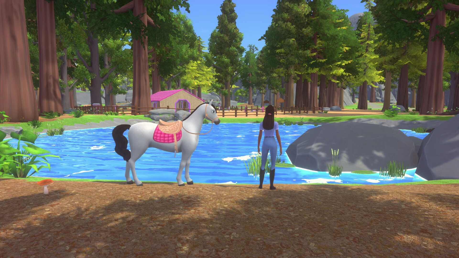 Изображение игры: Barbie Horse Trails