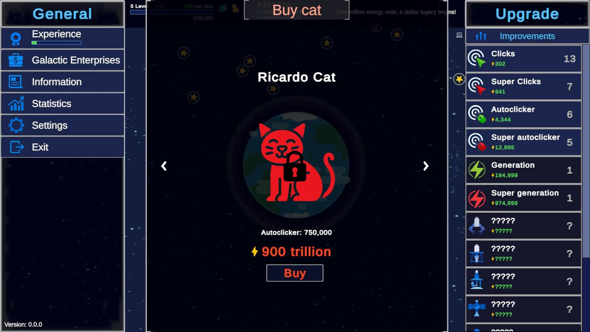 Изображение игры: Clicker Astro Planet
