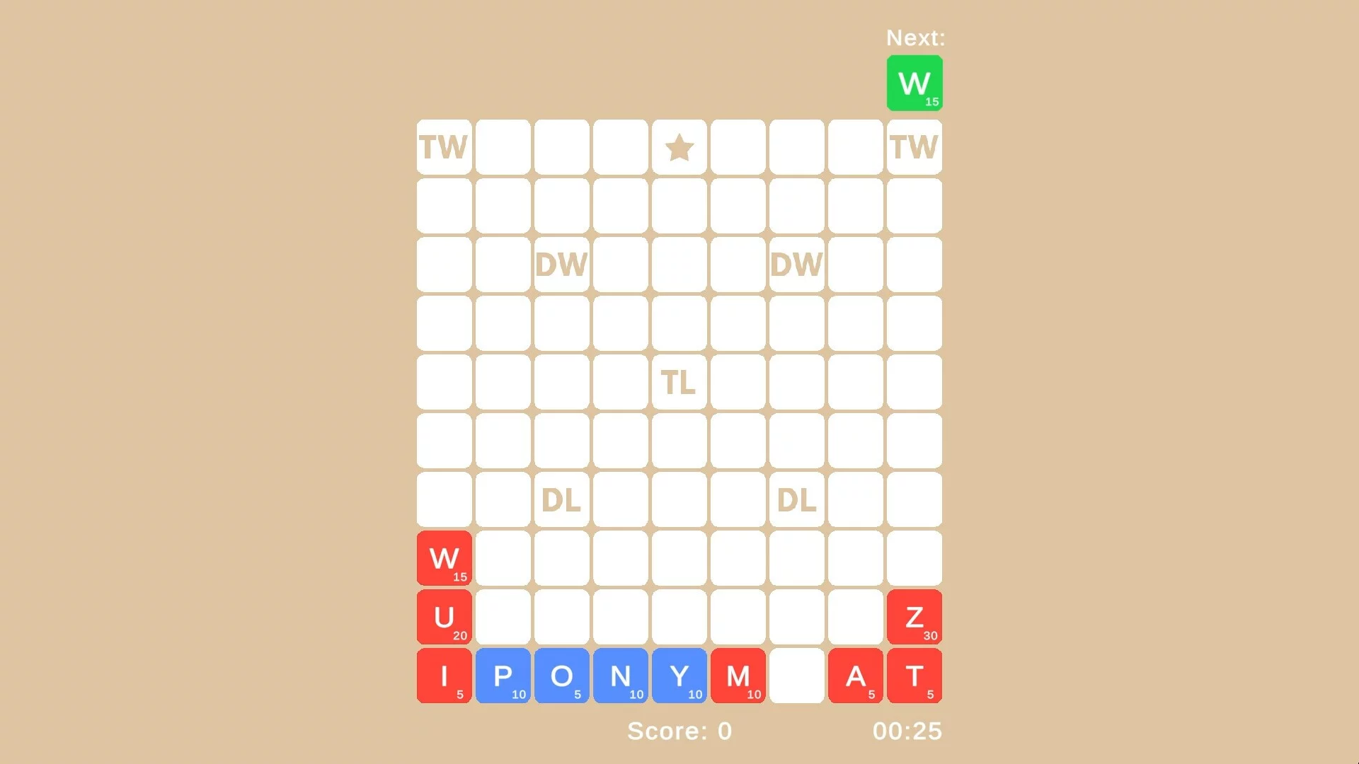 Изображение игры: Down Word