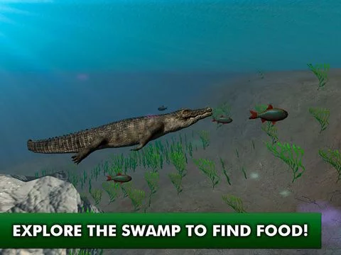 Изображение игры: Wild Crocodile Survival Simulator 3D