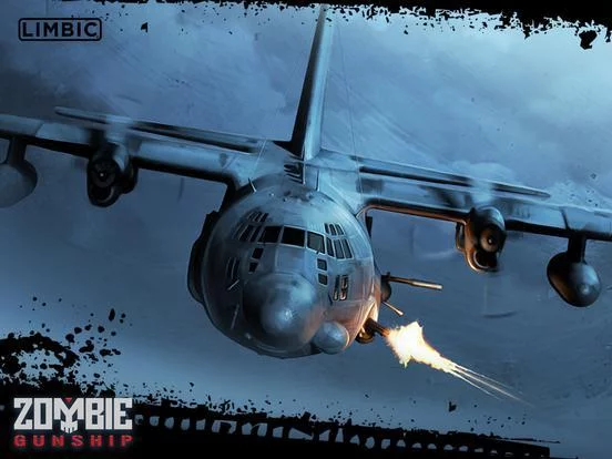 Изображение игры: Zombie Gunship: Gun Down Zombies