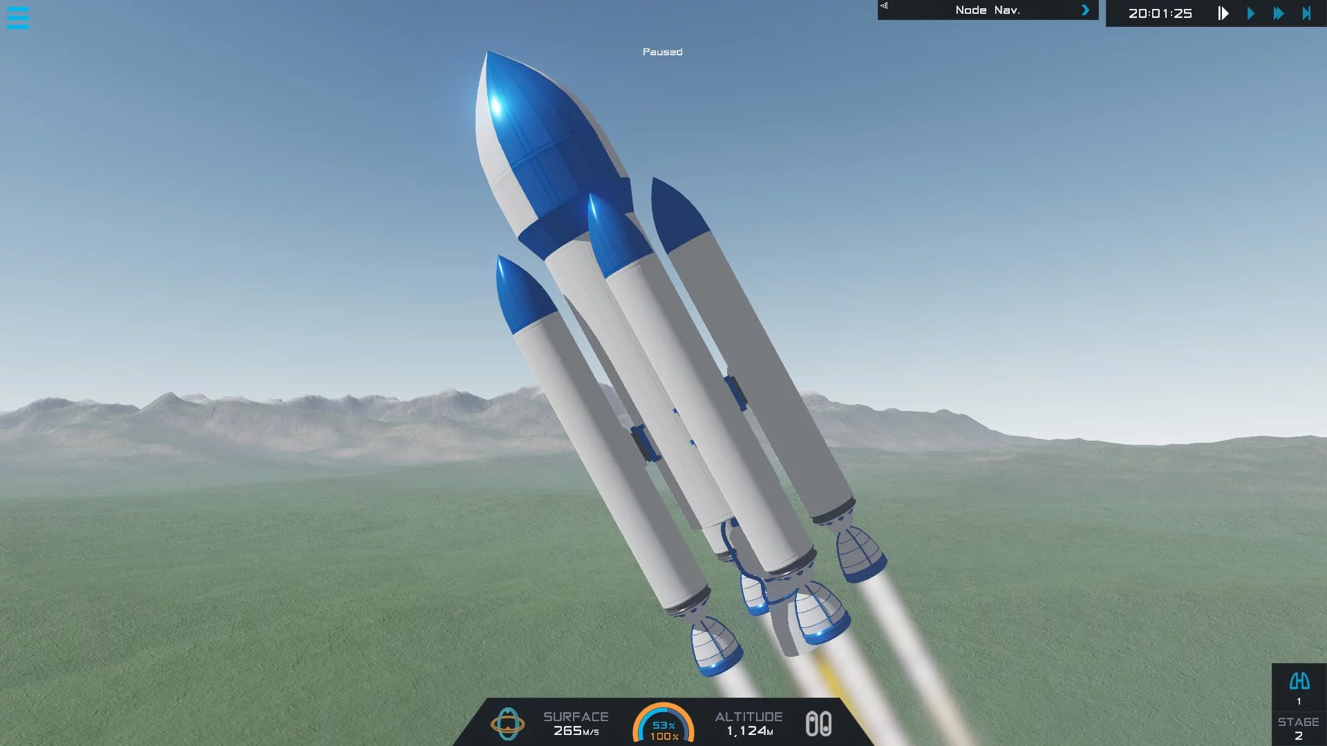 Изображение игры: SimpleRockets 2
