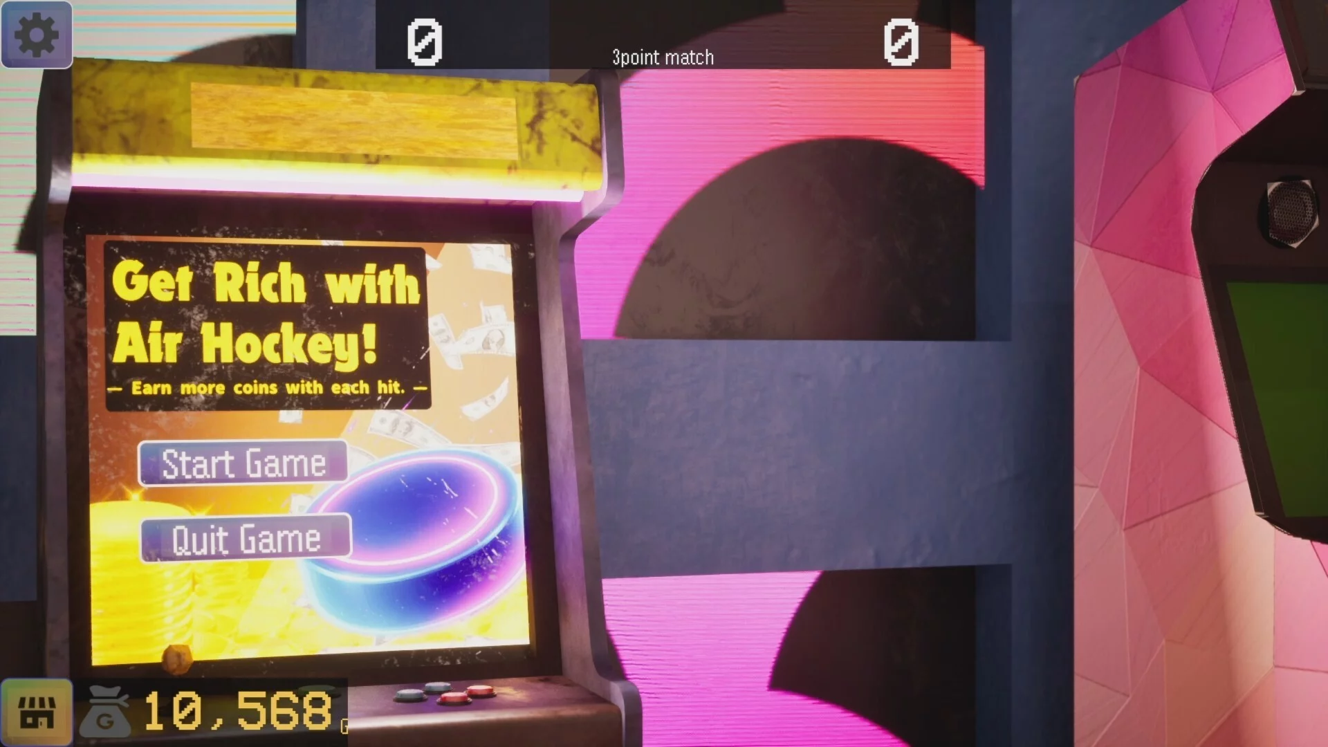 Изображение игры: Get Rich with Air Hockey! — Earn more coins with each hit. —
