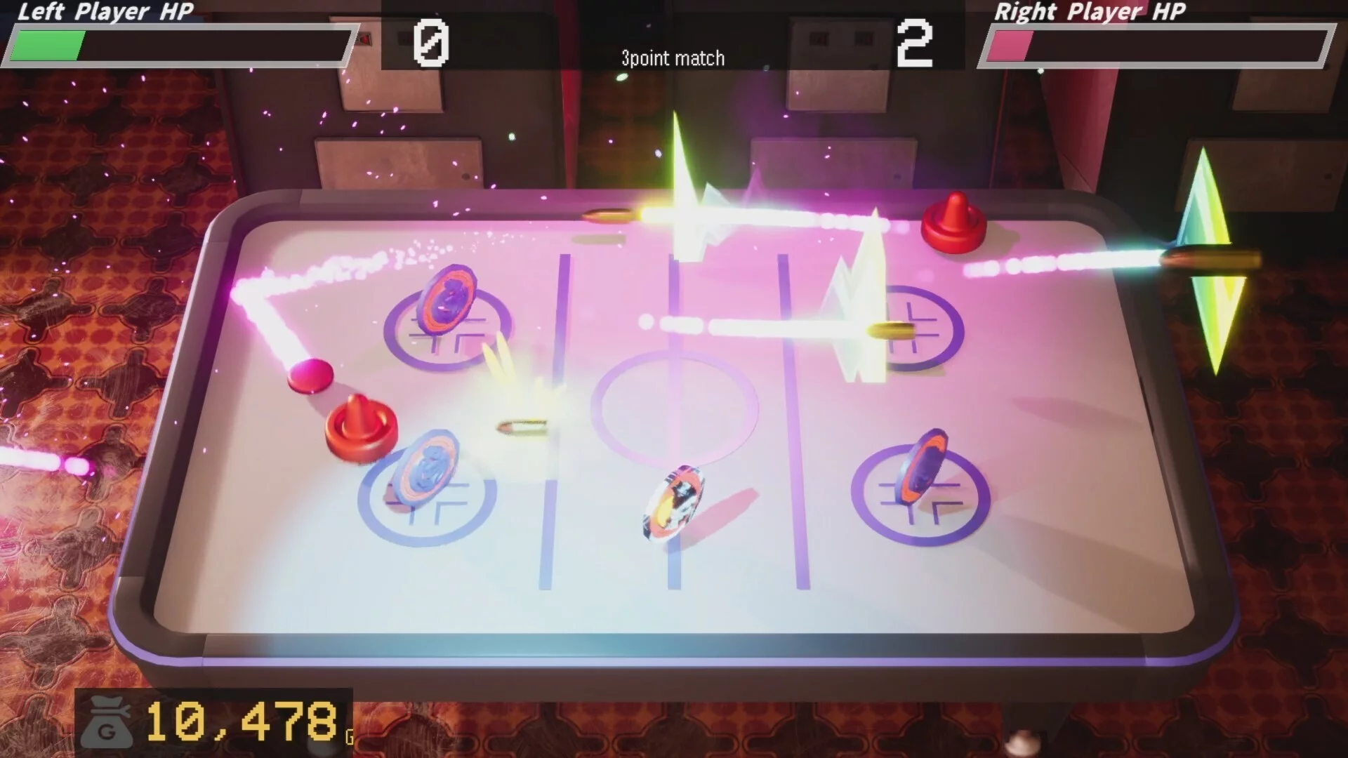 Изображение игры: Get Rich with Air Hockey! — Earn more coins with each hit. —