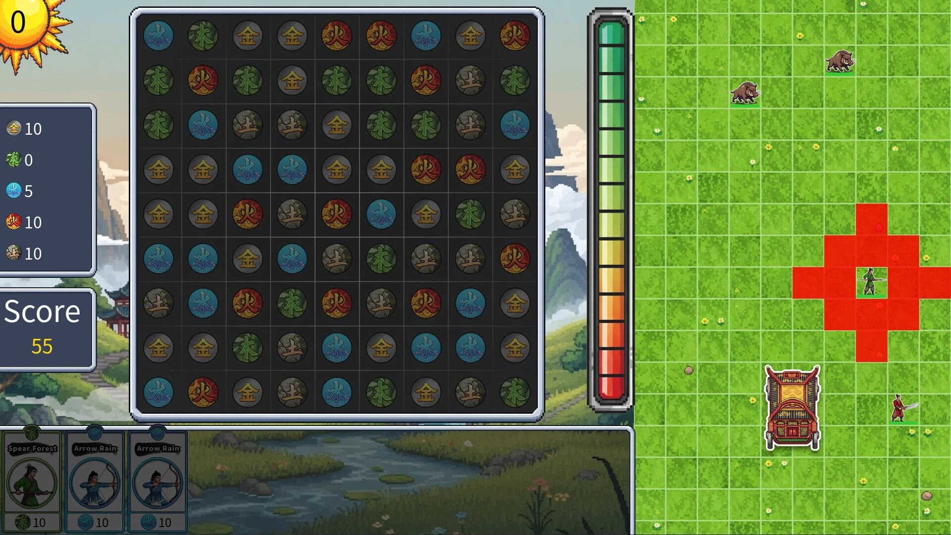 Изображение игры: Wuxing Summoner