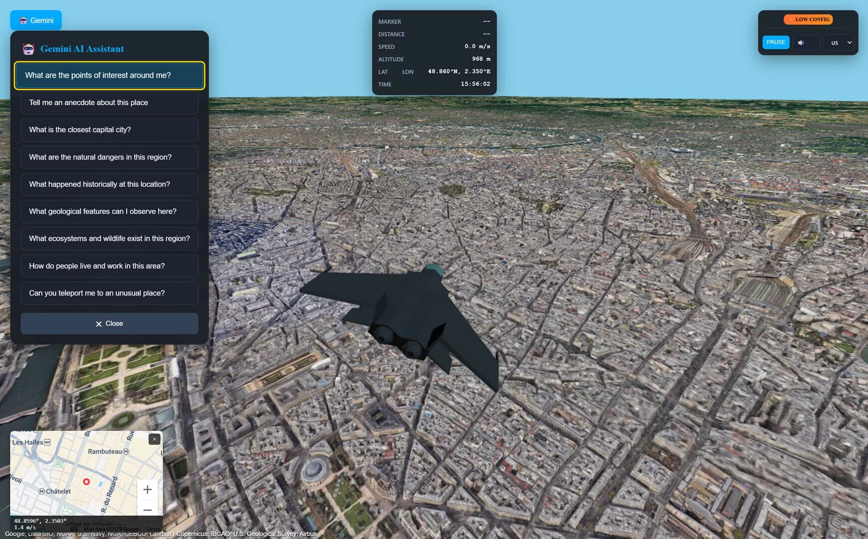 Изображение игры: Geospatial Exploration - Explore the real world in 3D and VR