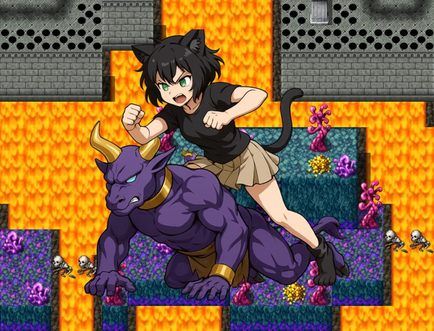 Изображение игры: Catgirl Simulator