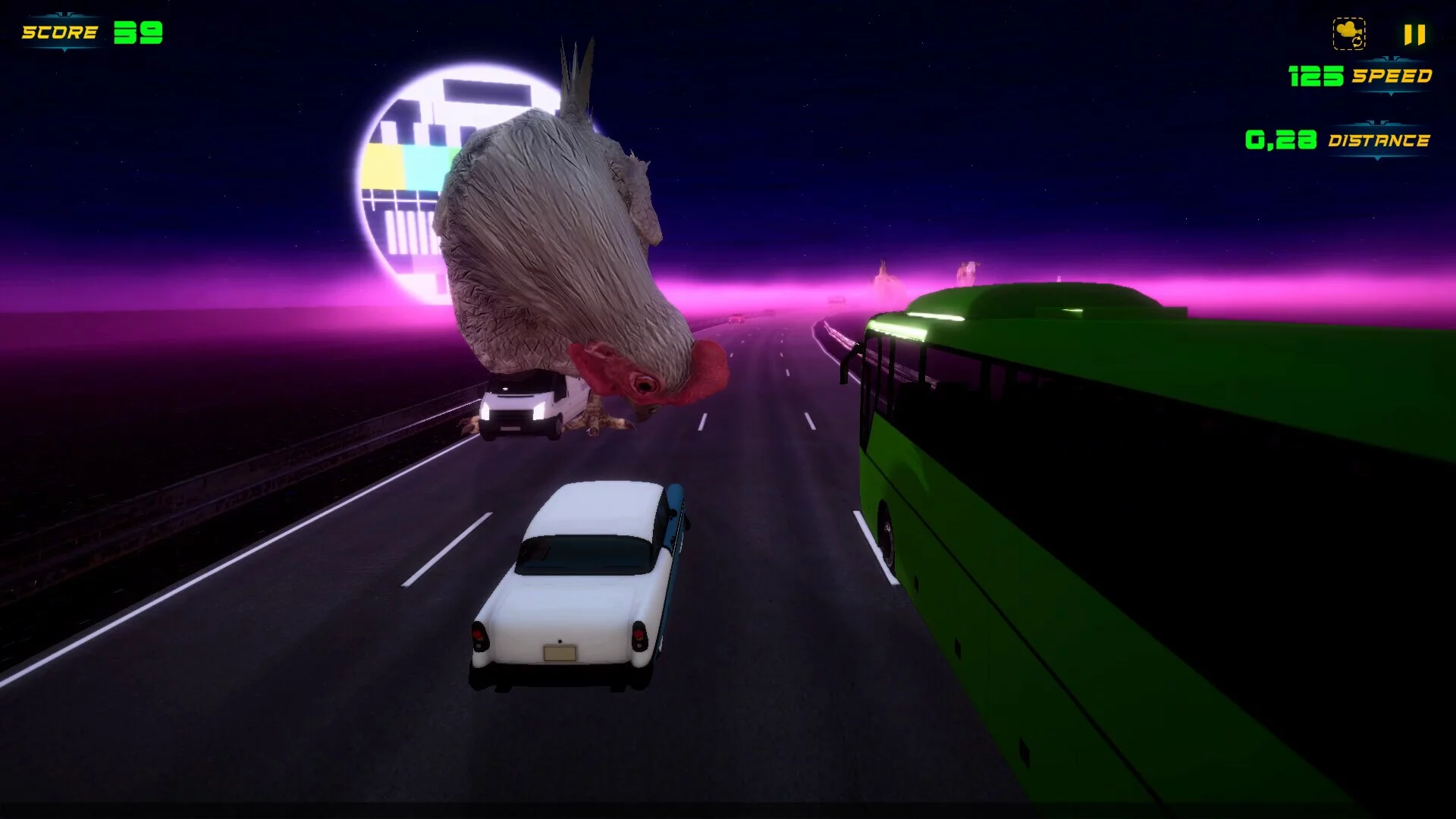 Изображение игры: Neon Rush Highway
