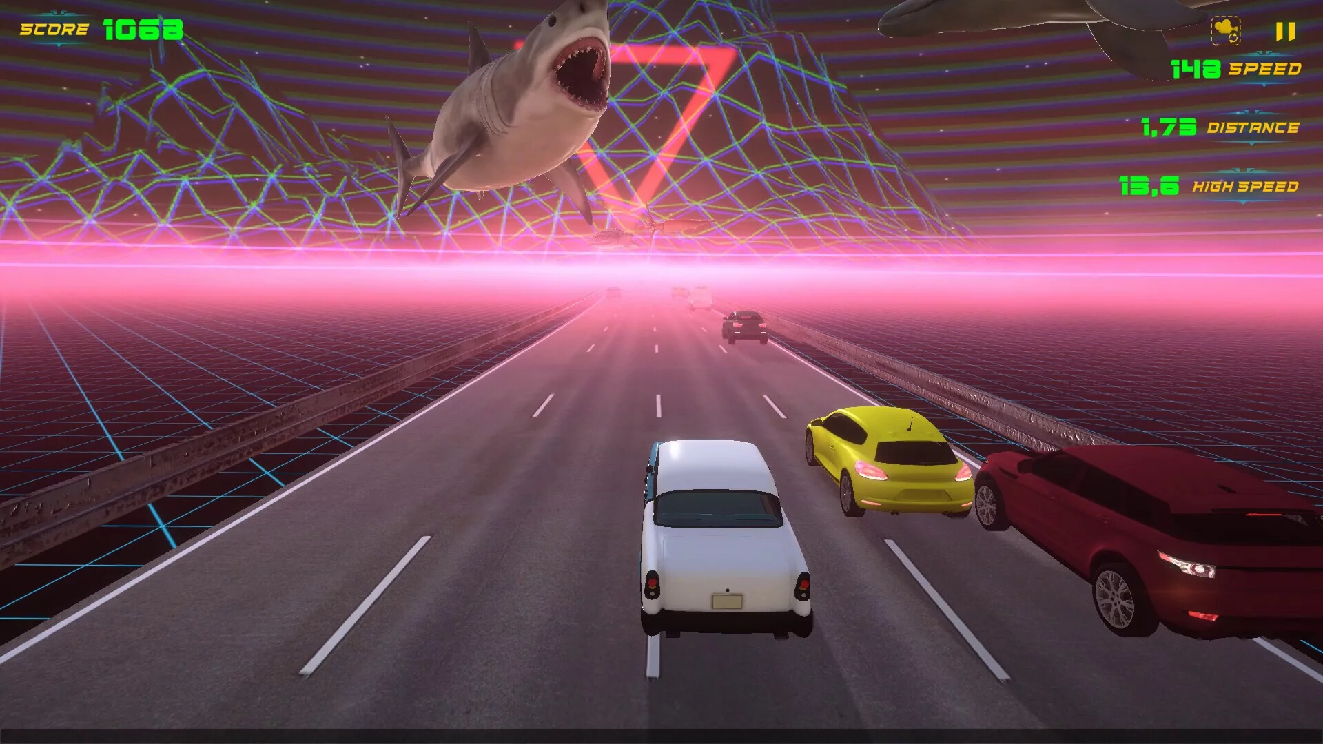 Изображение игры: Neon Rush Highway