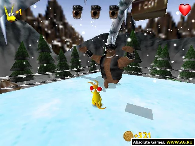 Изображение игры: KAO the Kangaroo (2000)