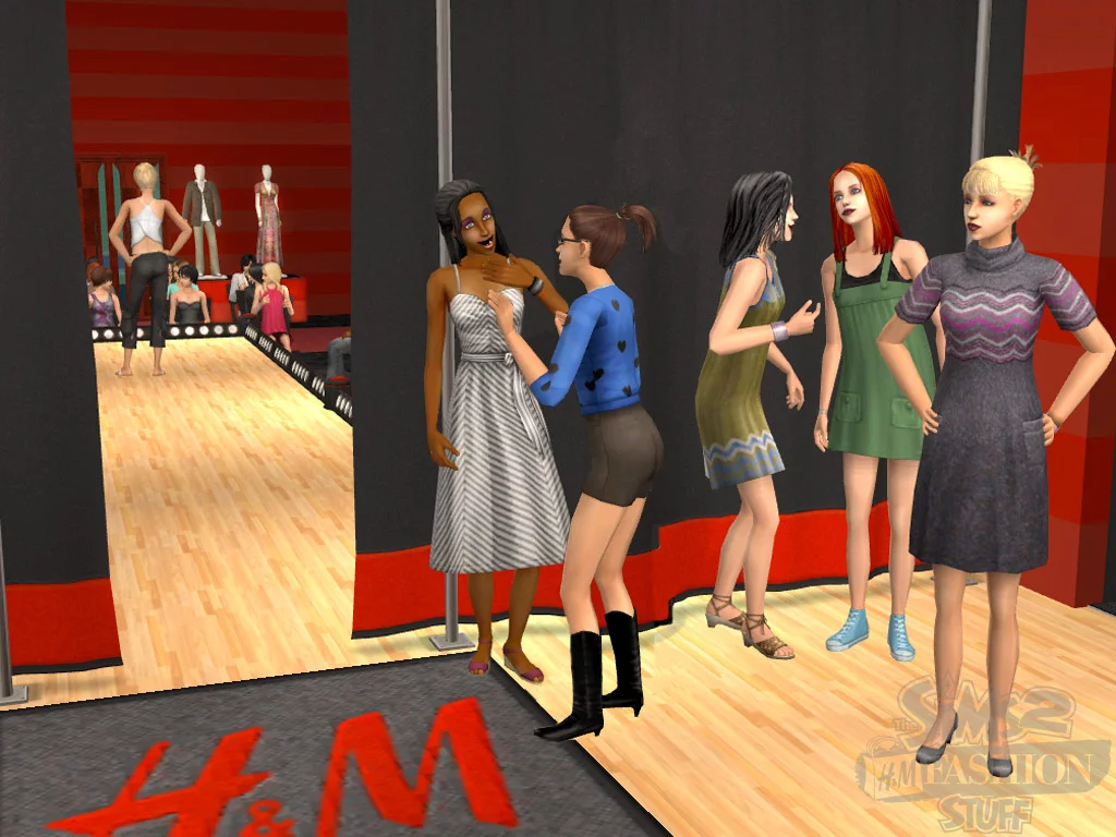 Изображение игры: The Sims 2 H&M Fashion Stuff