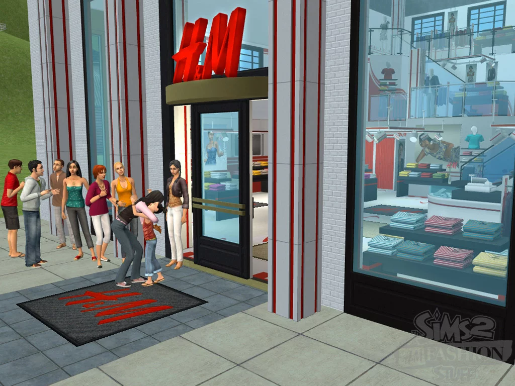 Изображение игры: The Sims 2 H&M Fashion Stuff