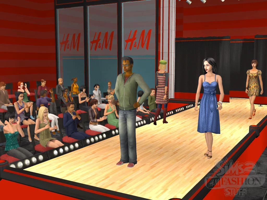 Изображение игры: The Sims 2 H&M Fashion Stuff