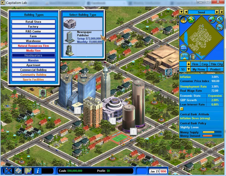 Изображение игры: Capitalism Lab