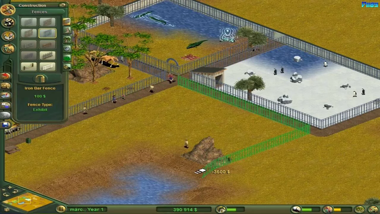 Изображение игры: Zoo Tycoon (2001)