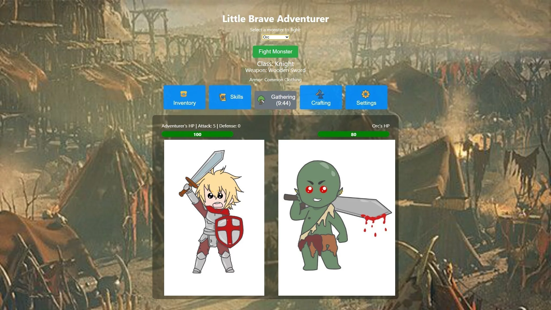 Изображение игры: Little Brave Adventurer