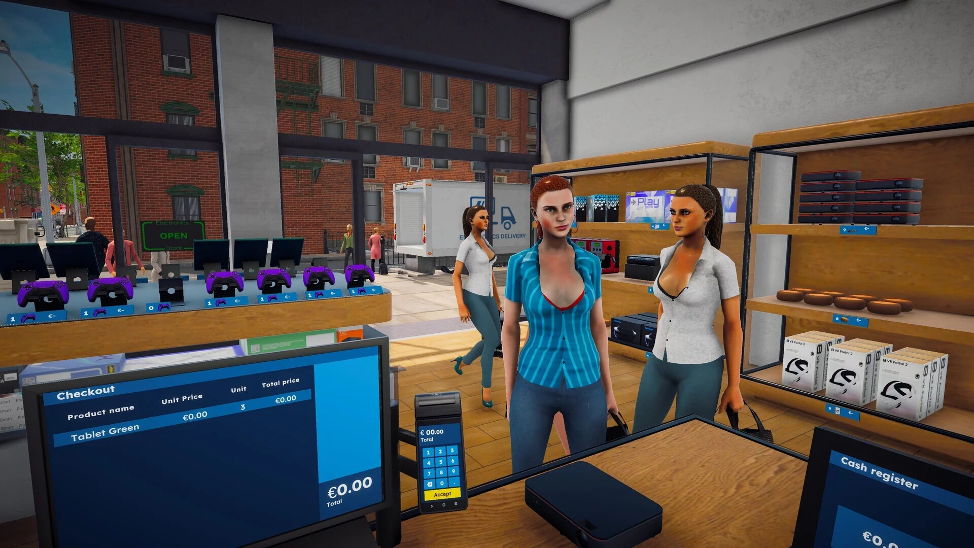Изображение игры: Electronics Supermarket Simulator