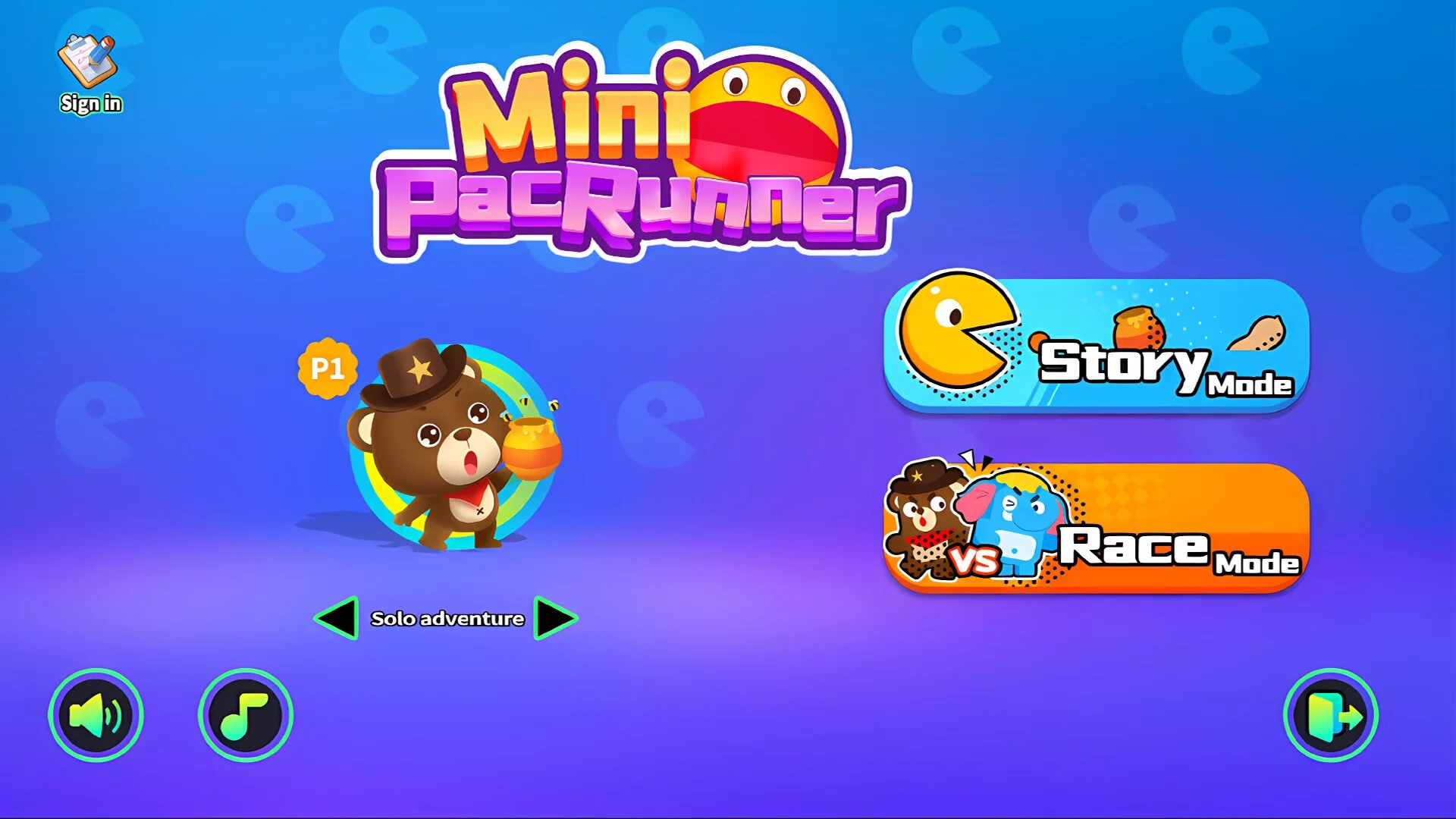 Изображение игры: Mini PacRunner