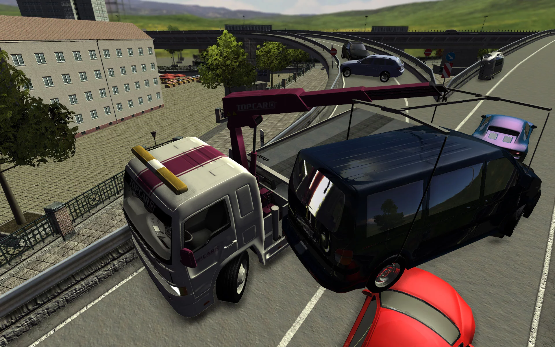 Изображение игры: Tow Truck Simulator 2010
