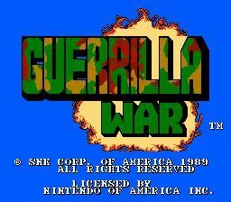 Изображение игры: Guerrilla War (1987)