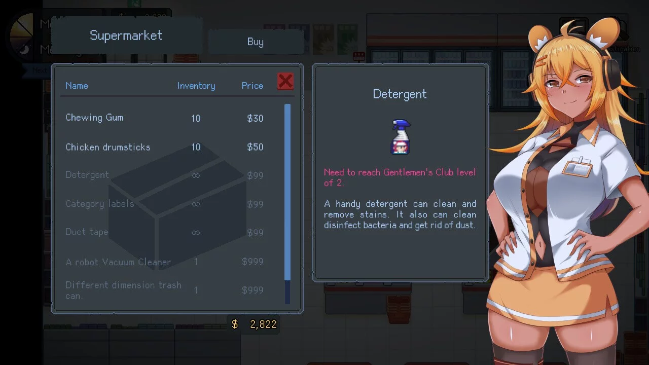 Изображение игры: Peeping Dorm Manager