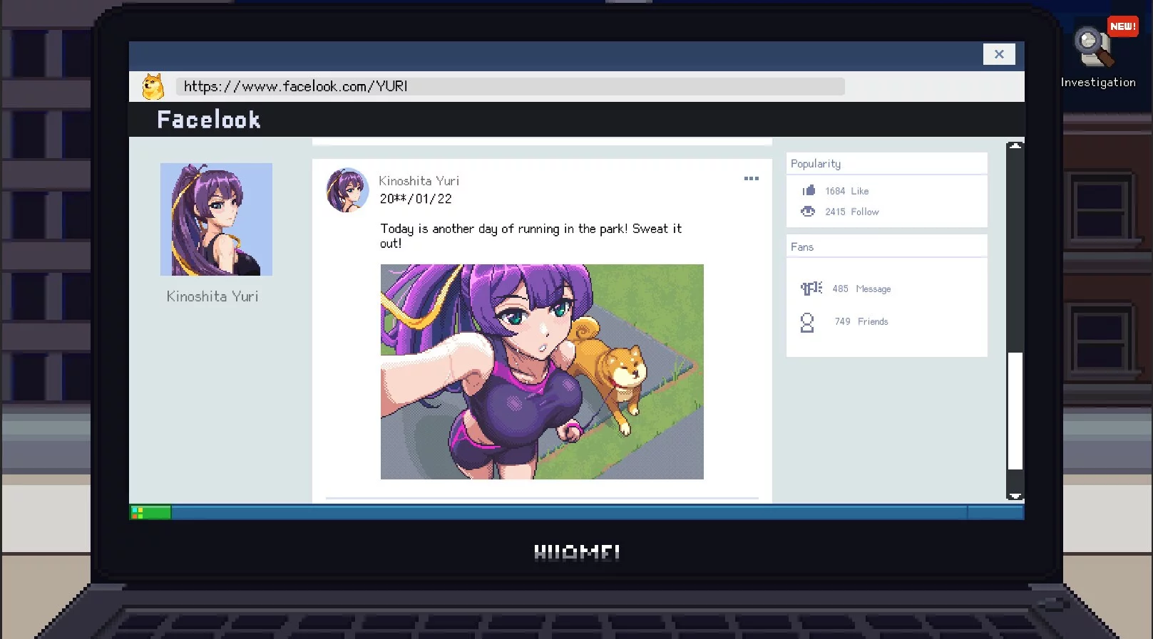 Изображение игры: Peeping Dorm Manager